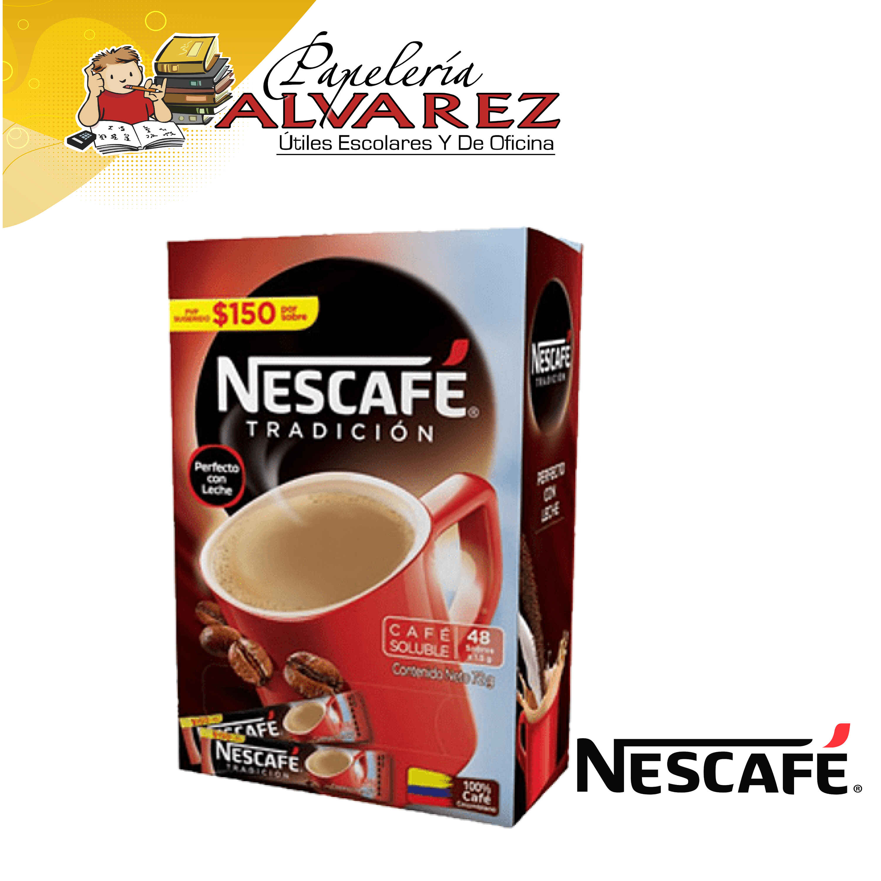 Cafe nescafe caja x48 sobres