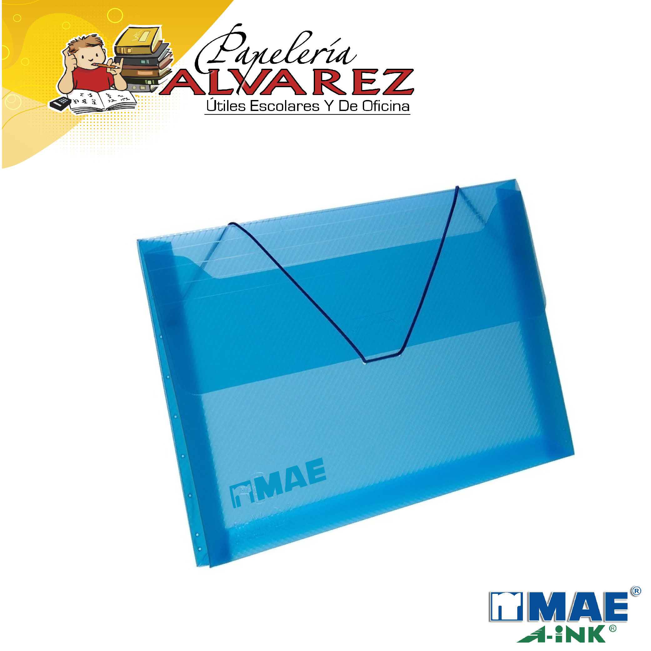 Imagen de CARPETA MAE FUELLE PLASTICA