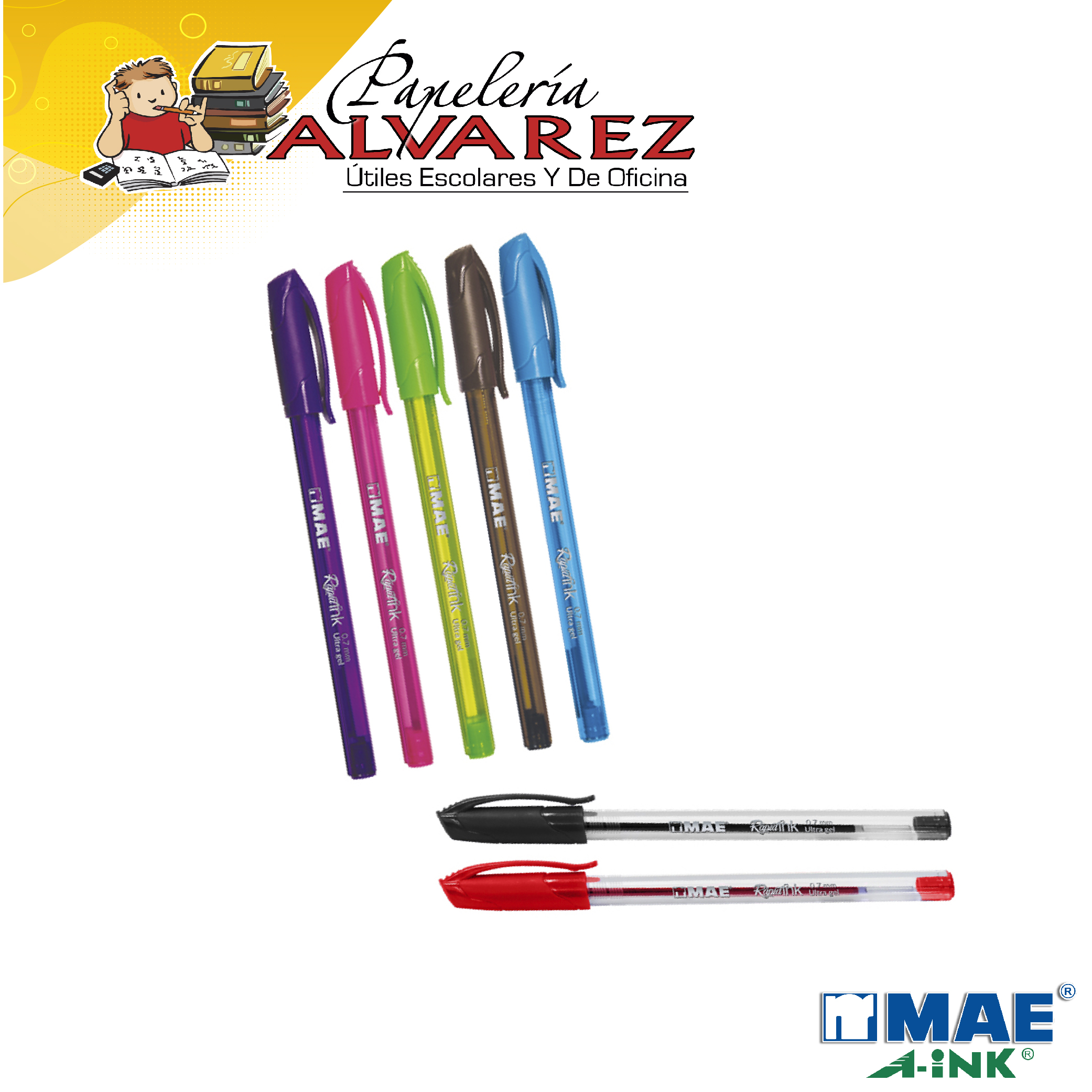 Imagen de LAPICERO MAE 0.7 MM ULTRA GEL
