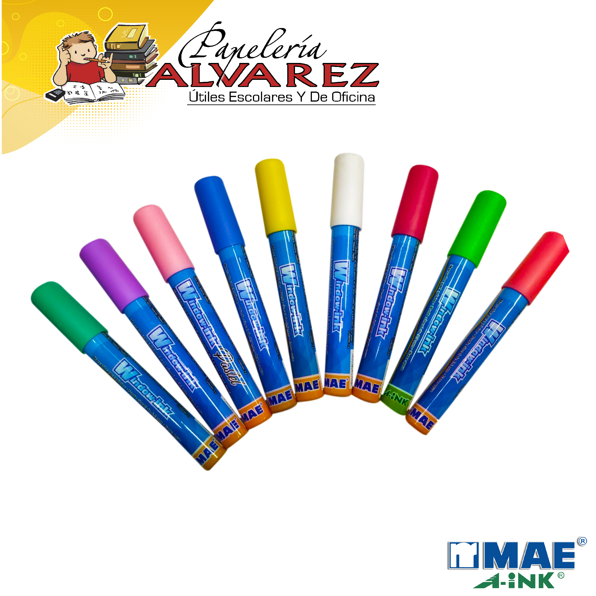 Imagen de MARCADOR MAE POSTER 5.5MM PARA VIDRIO