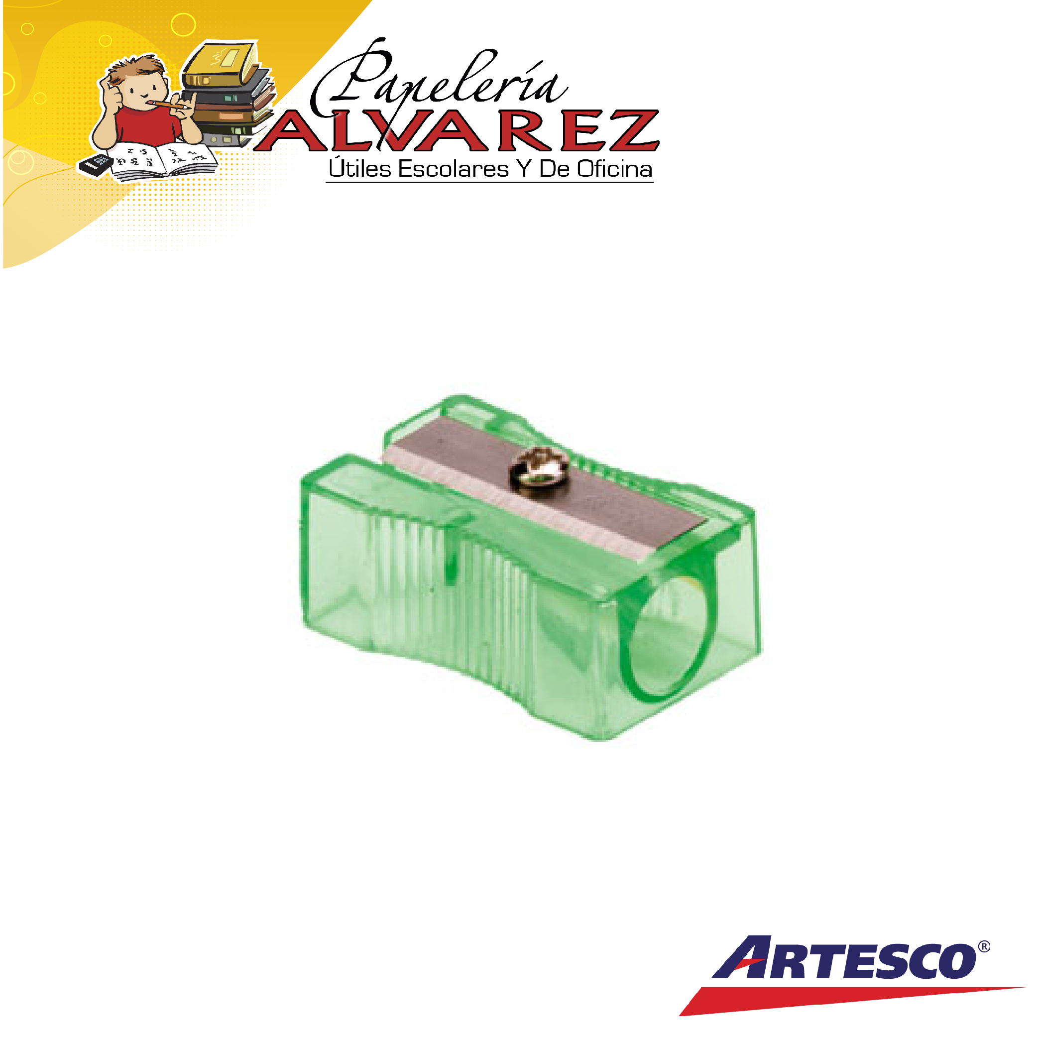 Imagen de SACAPUNTA ARTESCO PLASTICO SENCILL M207