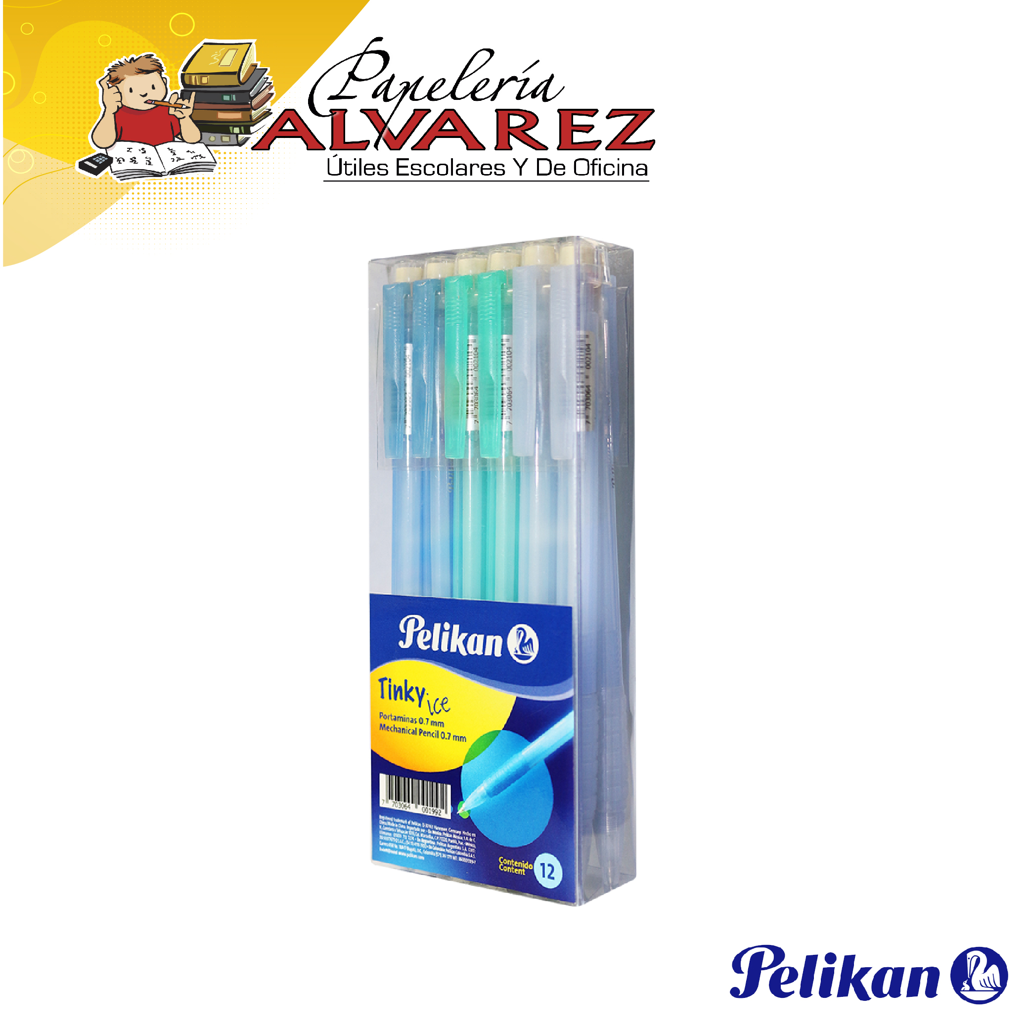 Imagen de PORTAMINAS PELIKAN 0.7 TINKY ICE