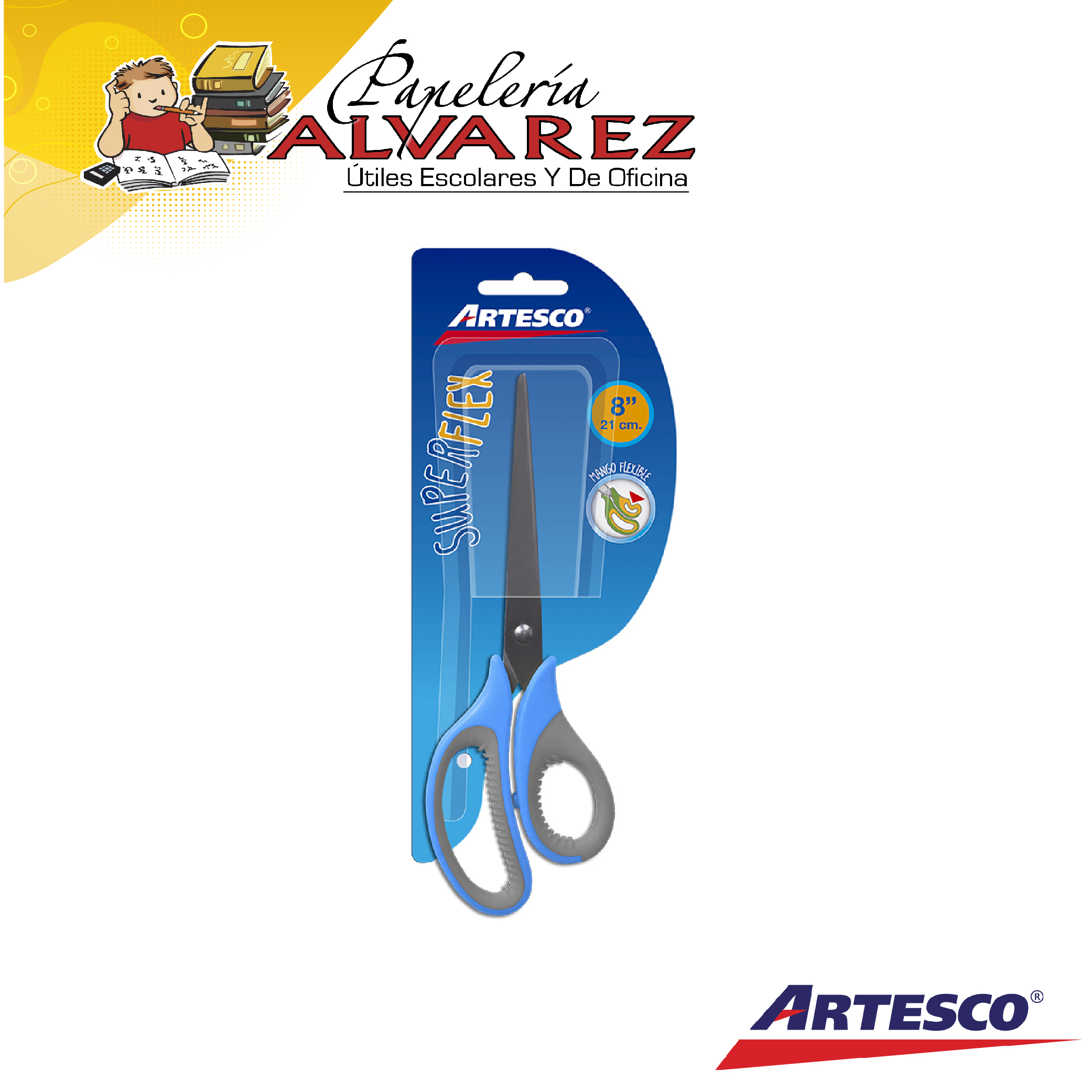Imagen de TIJERA ARTESCO SUPERFLEX 8 OFICINA