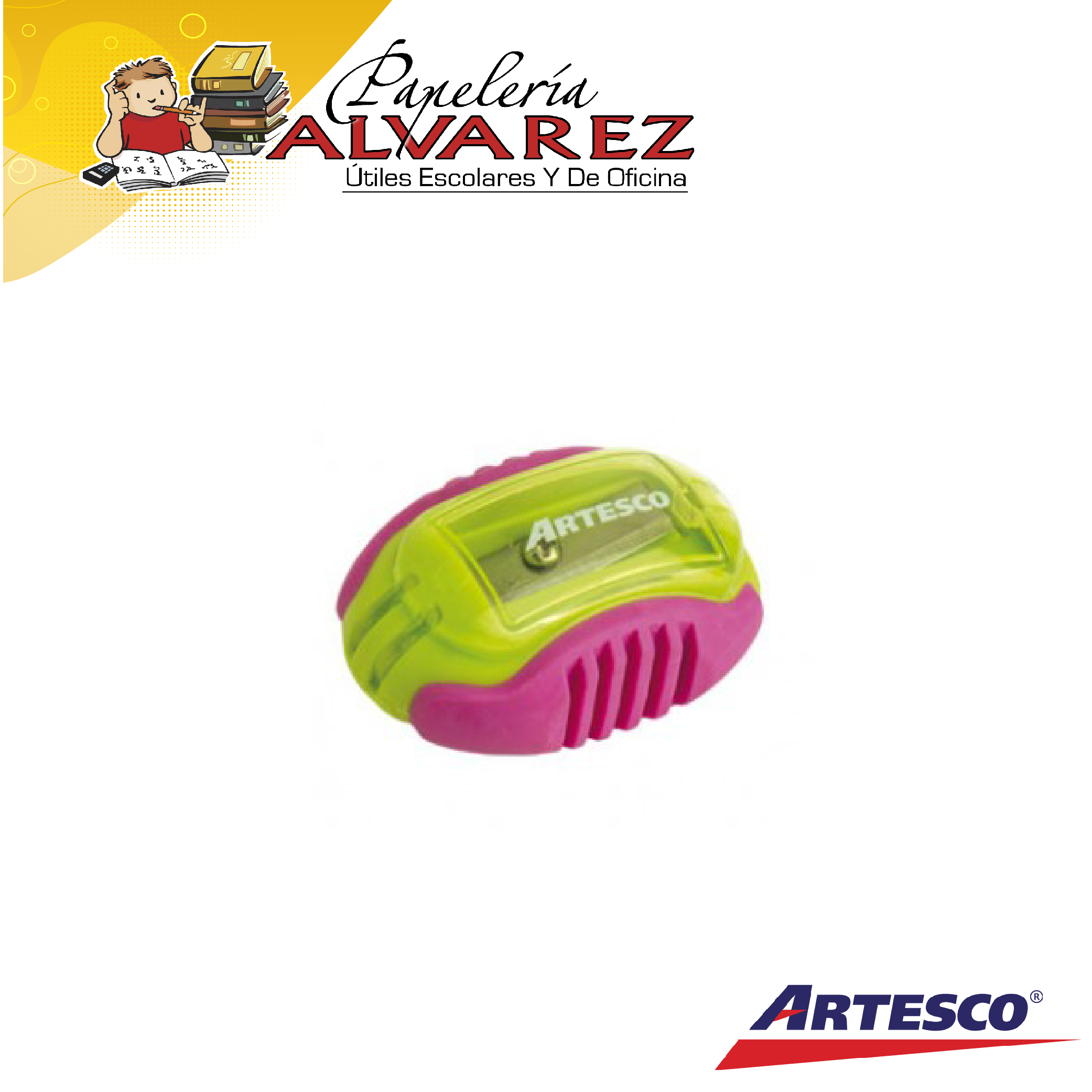 Imagen de SACAPUNTA ARTESCO CON DEPOSITO CAPSULA-