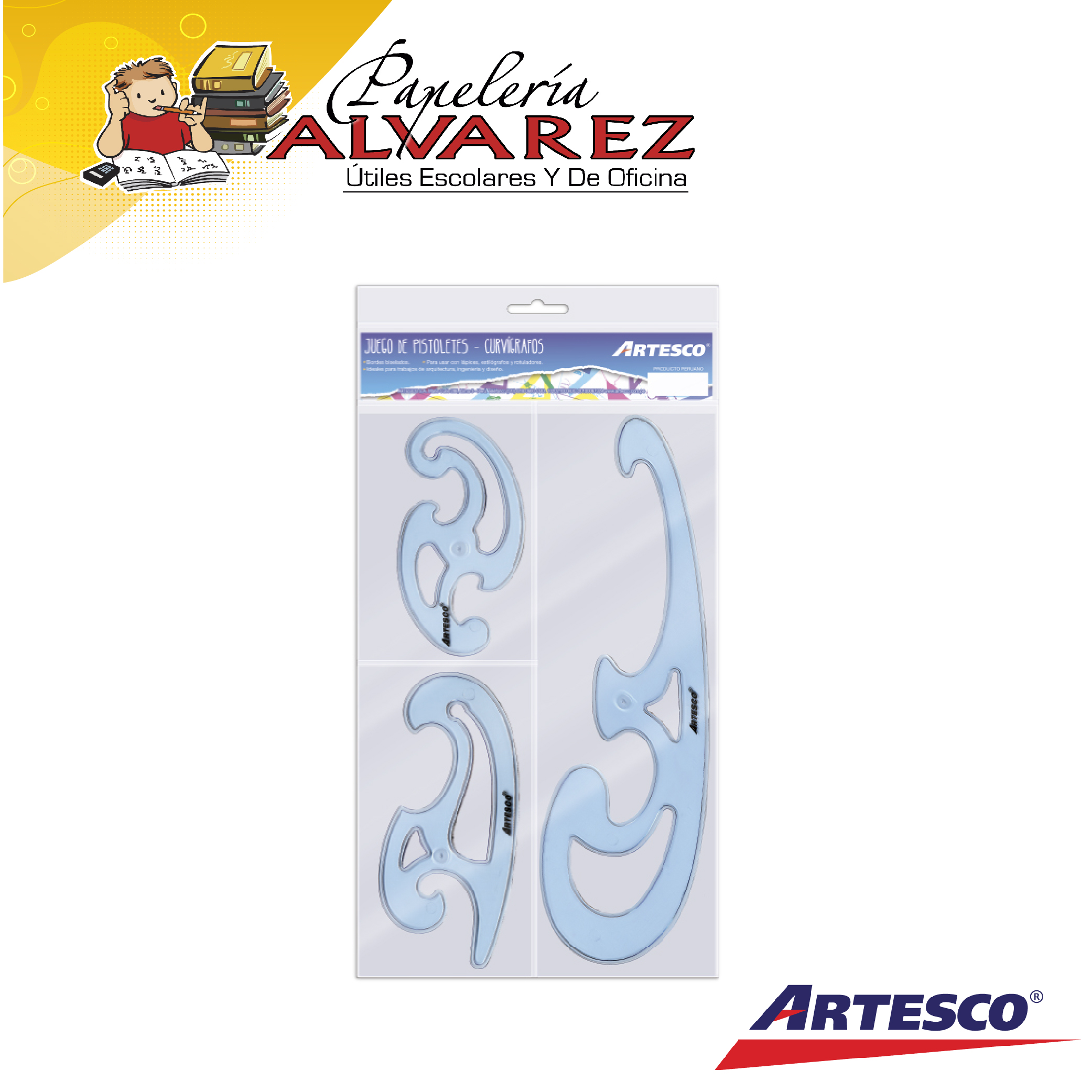 Imagen de CURVIGRAFO ARTESCO X 3