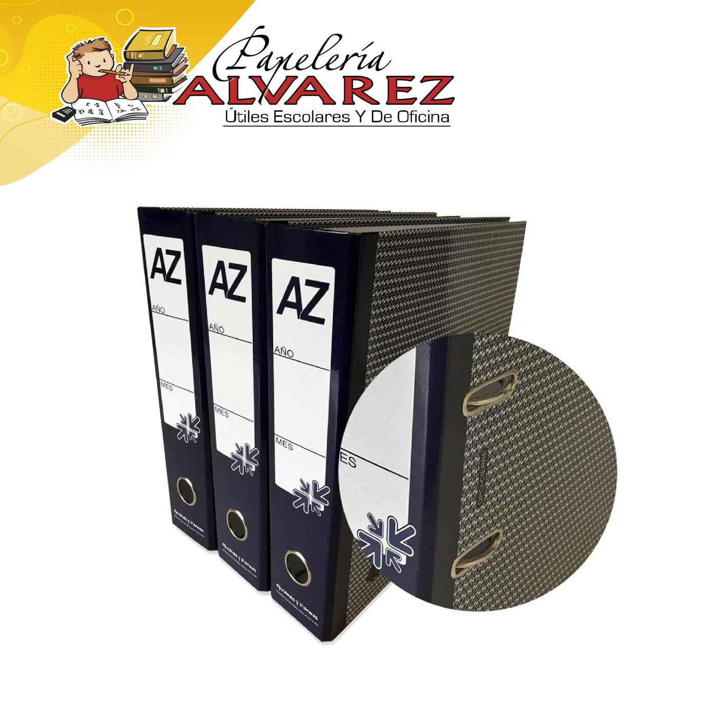 Imagen de CARPETA AZ OPCIONES PLASTIFICADA CARTA