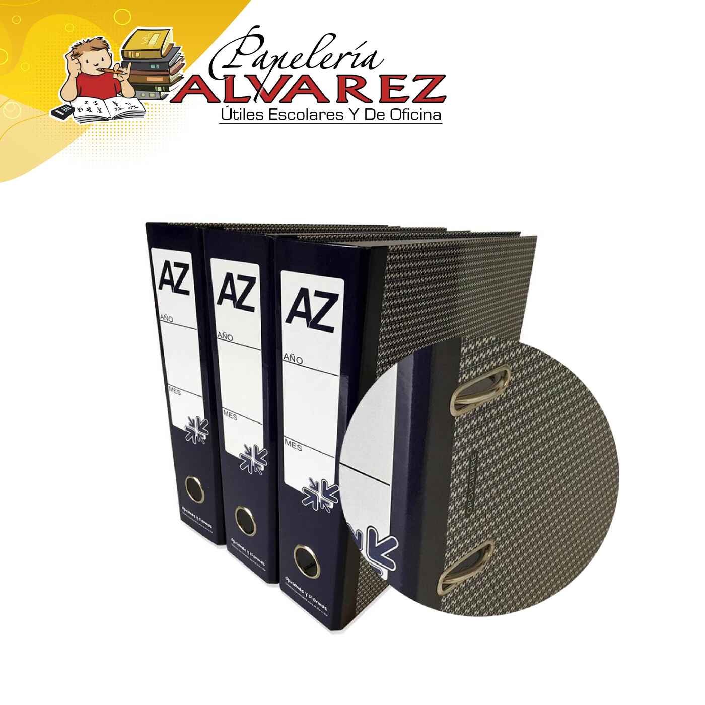 Imagen de CARPETA AZ OPCIONES PLASTIFICADA OFICIO