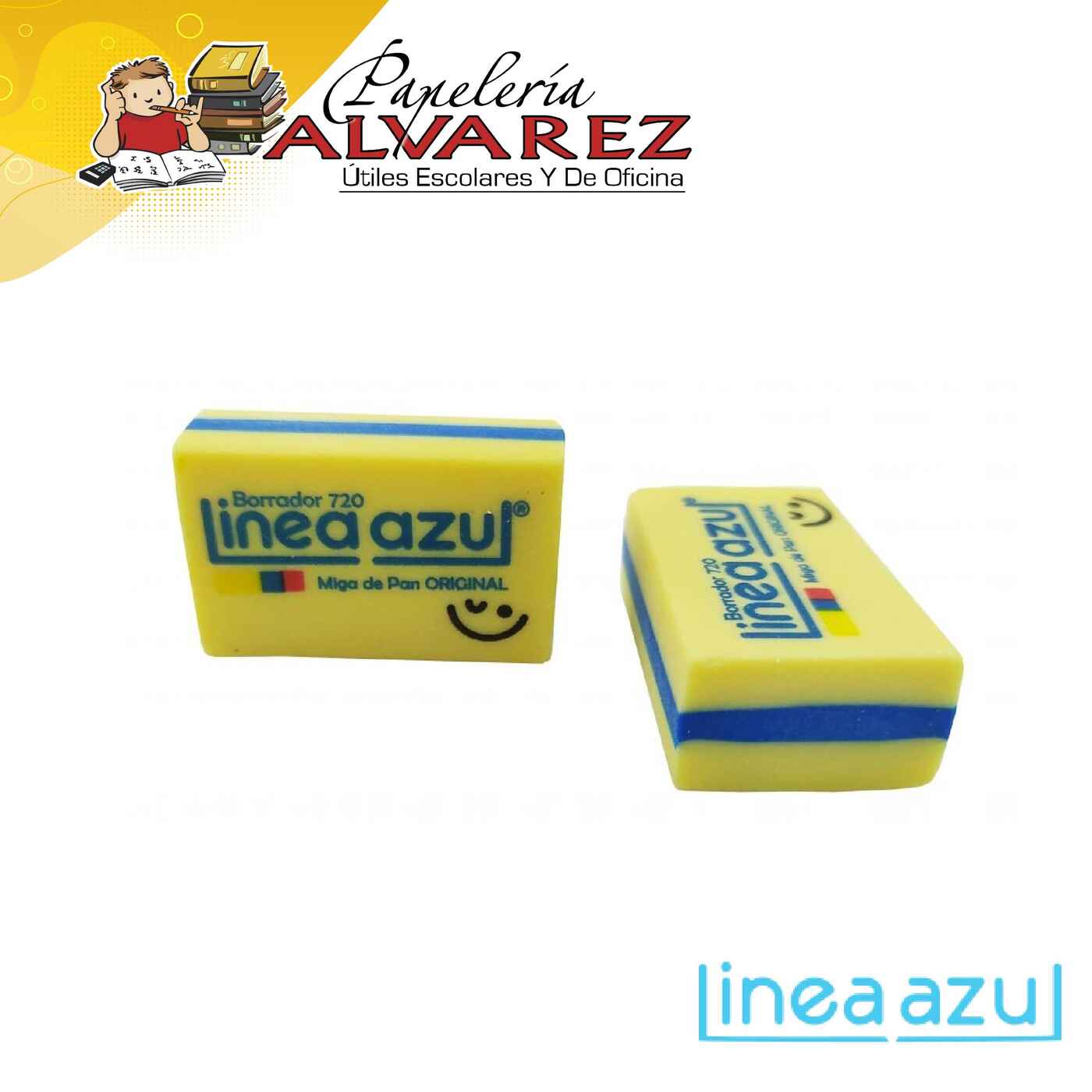 Imagen de BORRADOR LINEA AZUL MIGA PAN CREMA 720