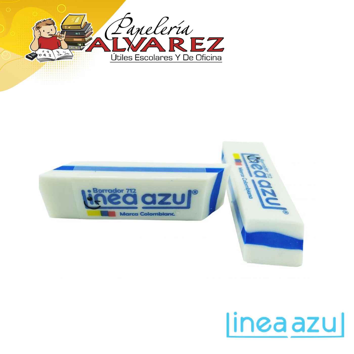 Imagen de BORRADOR NATA LINEA AZUL 712