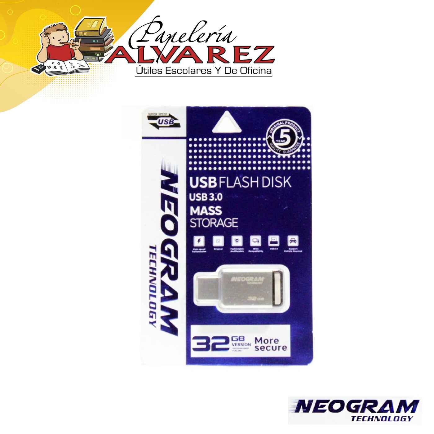 Imagen de MEMORIA NEOGRAM USB 32GB