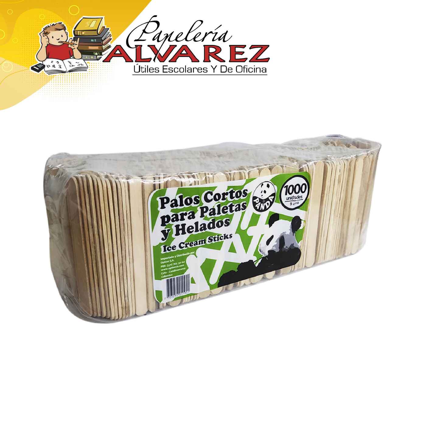 Imagen de PALO PALETA NATURAL X 10 93MM X 10M