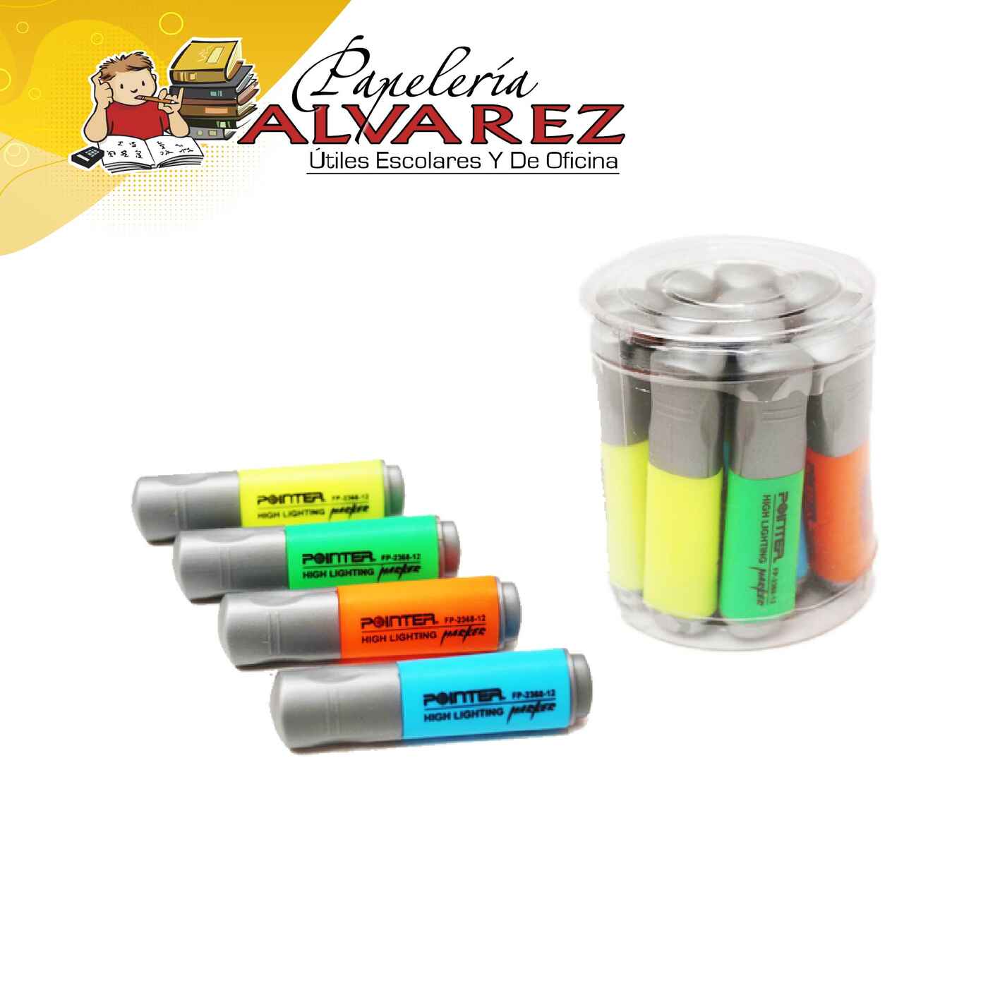 Imagen de RESALTADOR POINTER MINI FP-2368 X 12 UNI