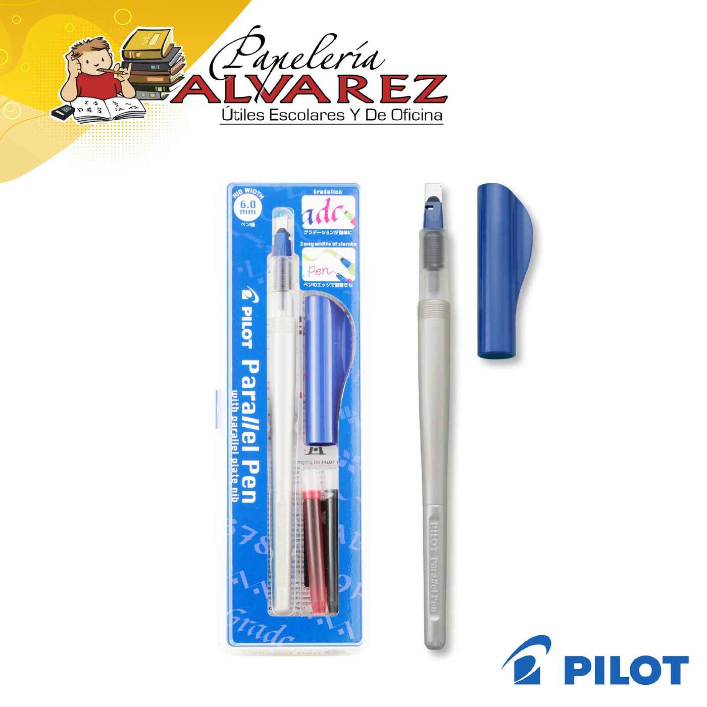 Imagen de PLUMA PILOT CALIGRAFIA PARALLEL PEN 6.0