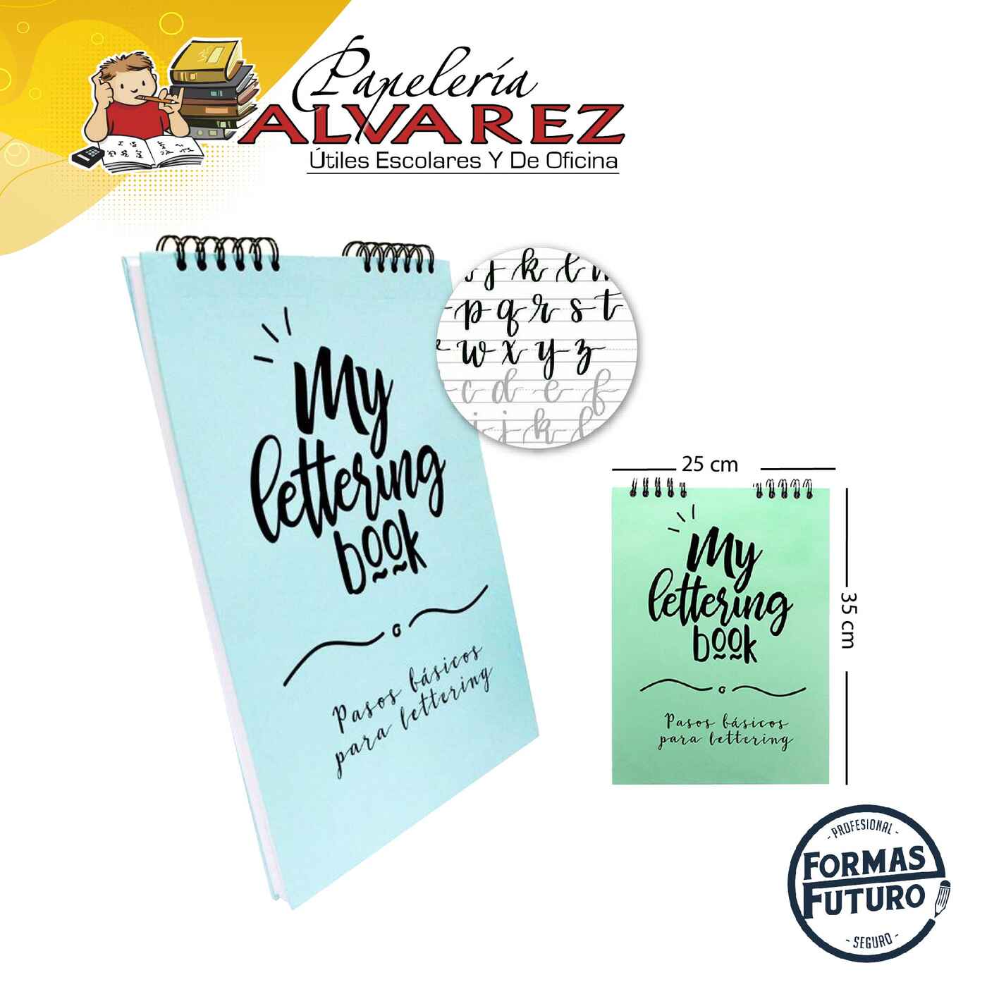 Imagen de BITACORA FUTURO LETTERING BOOK - 1/8