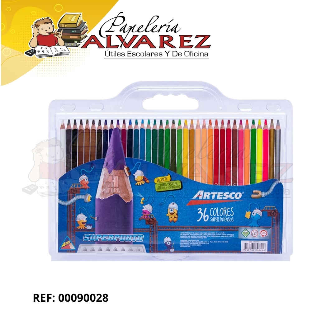 Imagen de COLOR ARTESCO SUPER INTENSOS 4MM X 36