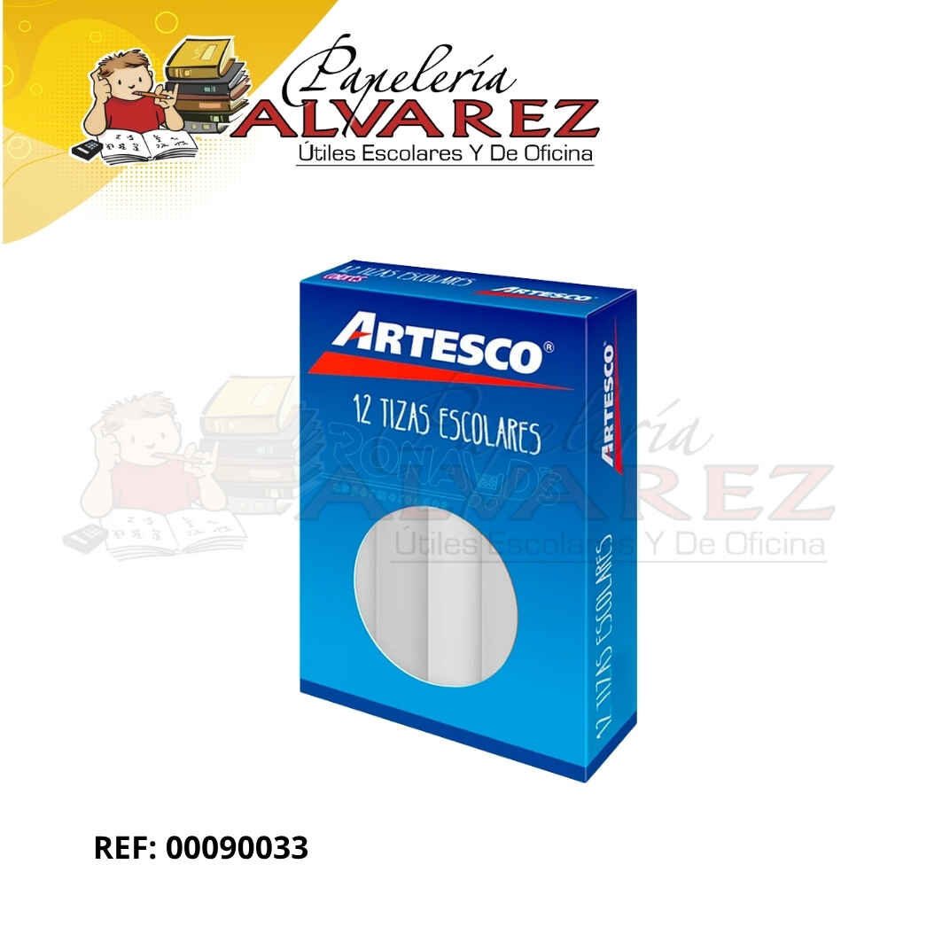 Imagen de TIZA ARTESCO BLANCA X 12 ANTIALERGICA