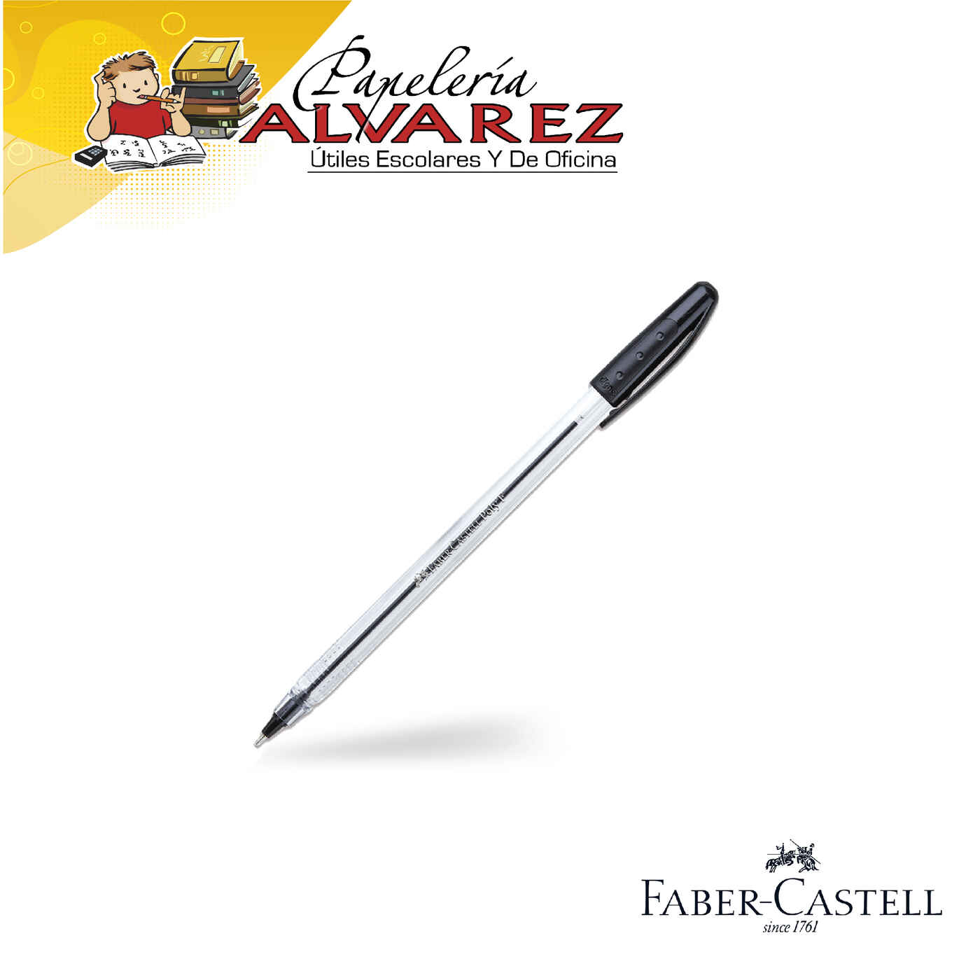Imagen de LAPICERO FABER CASTELL POLY F 0.7MM COLOR ROJO