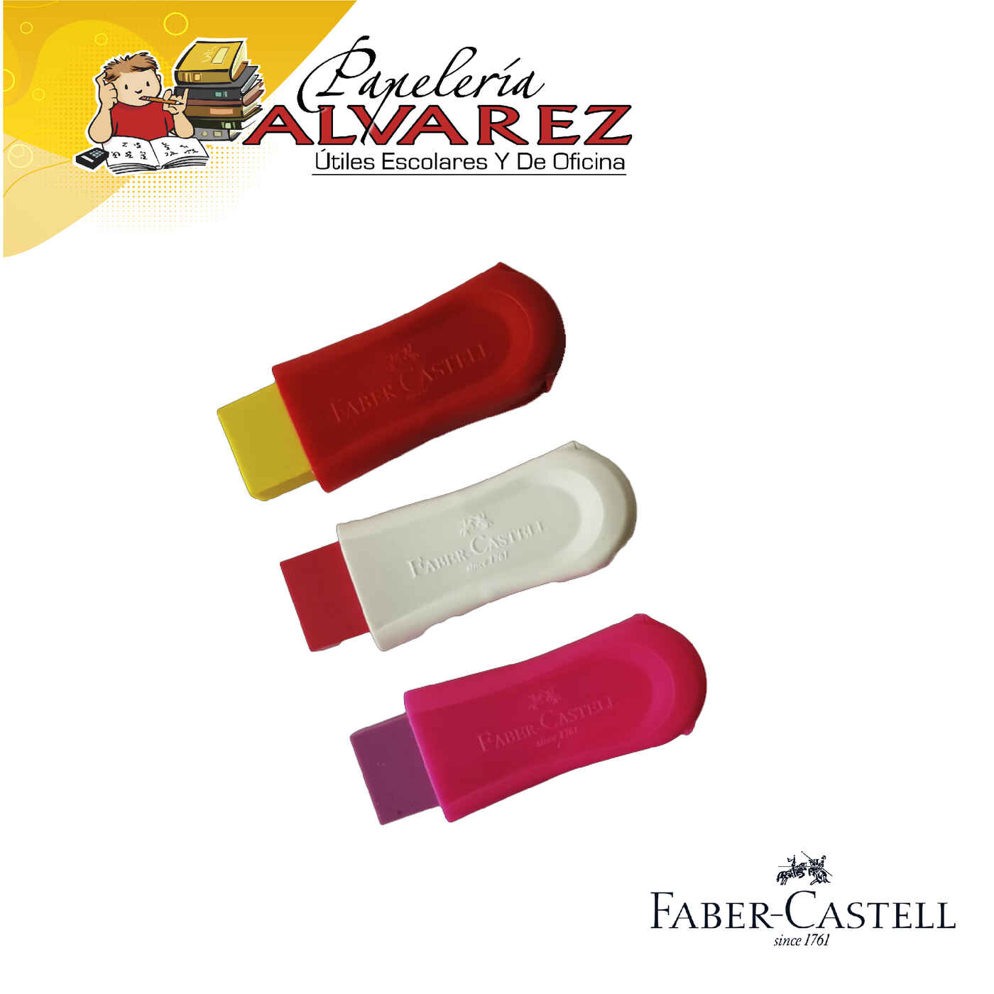 Imagen de SACAPUNTA+BORRADOR FABER CASTELL TK-MIX