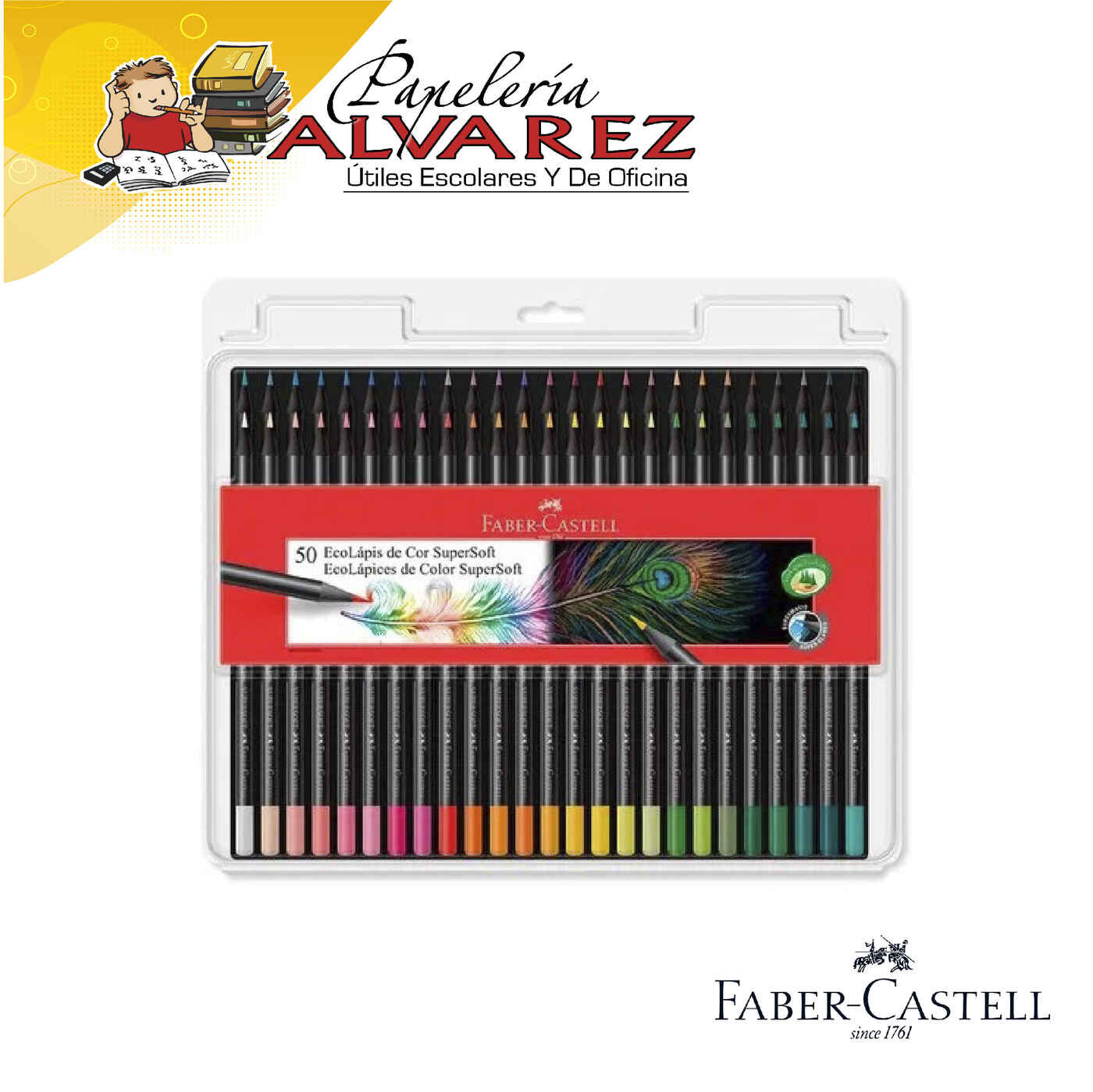 Imagen de COLOR FABER CASTELL SUPERSOFT X 50