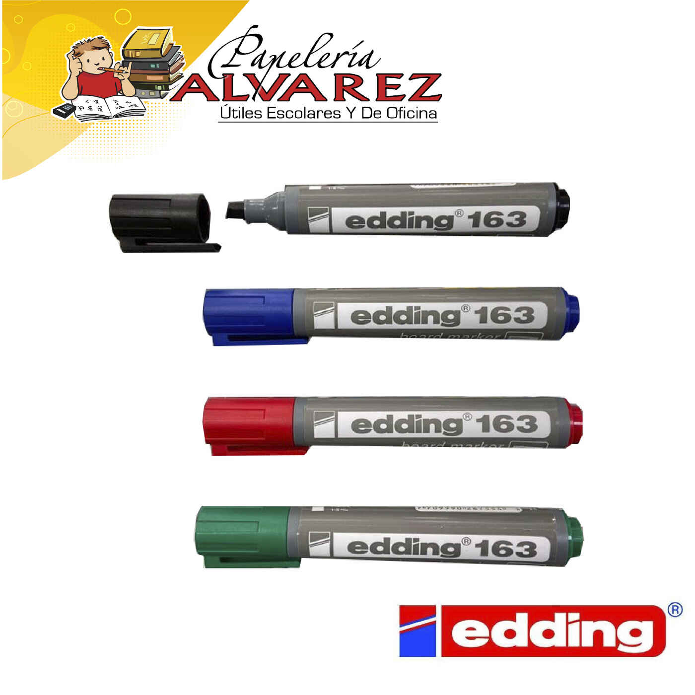 Imagen de MARCADOR EDDING BORRABLE E-163