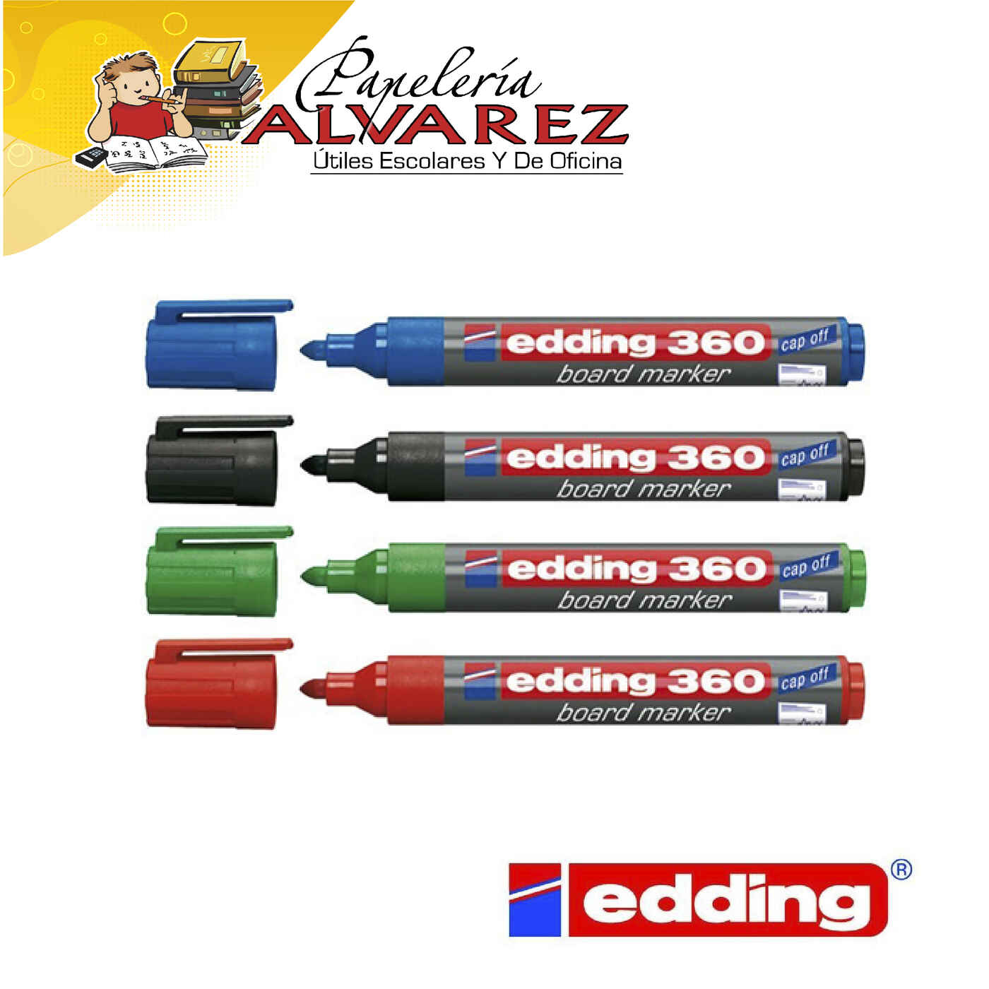 Imagen de MARCADOR EDDING BORRABLE E-360 RECARGAB