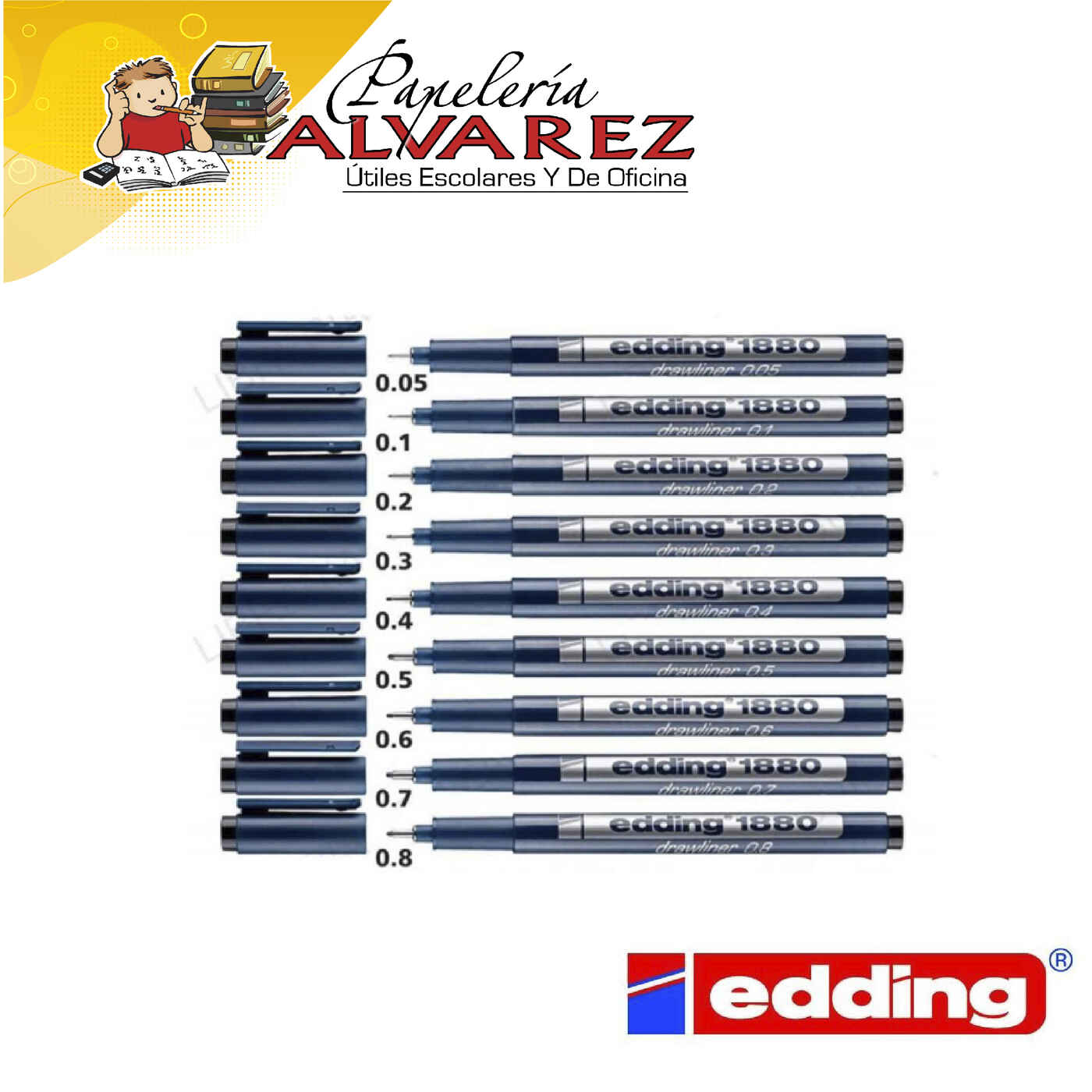 Imagen de RAPIDOGRAFO EDDING DRAWLINER E-1880