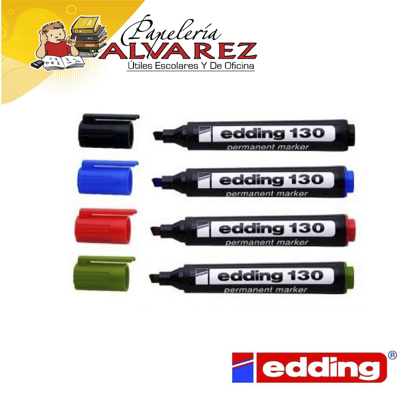 Imagen de MARCADOR EDDING PERMANENTE E-130