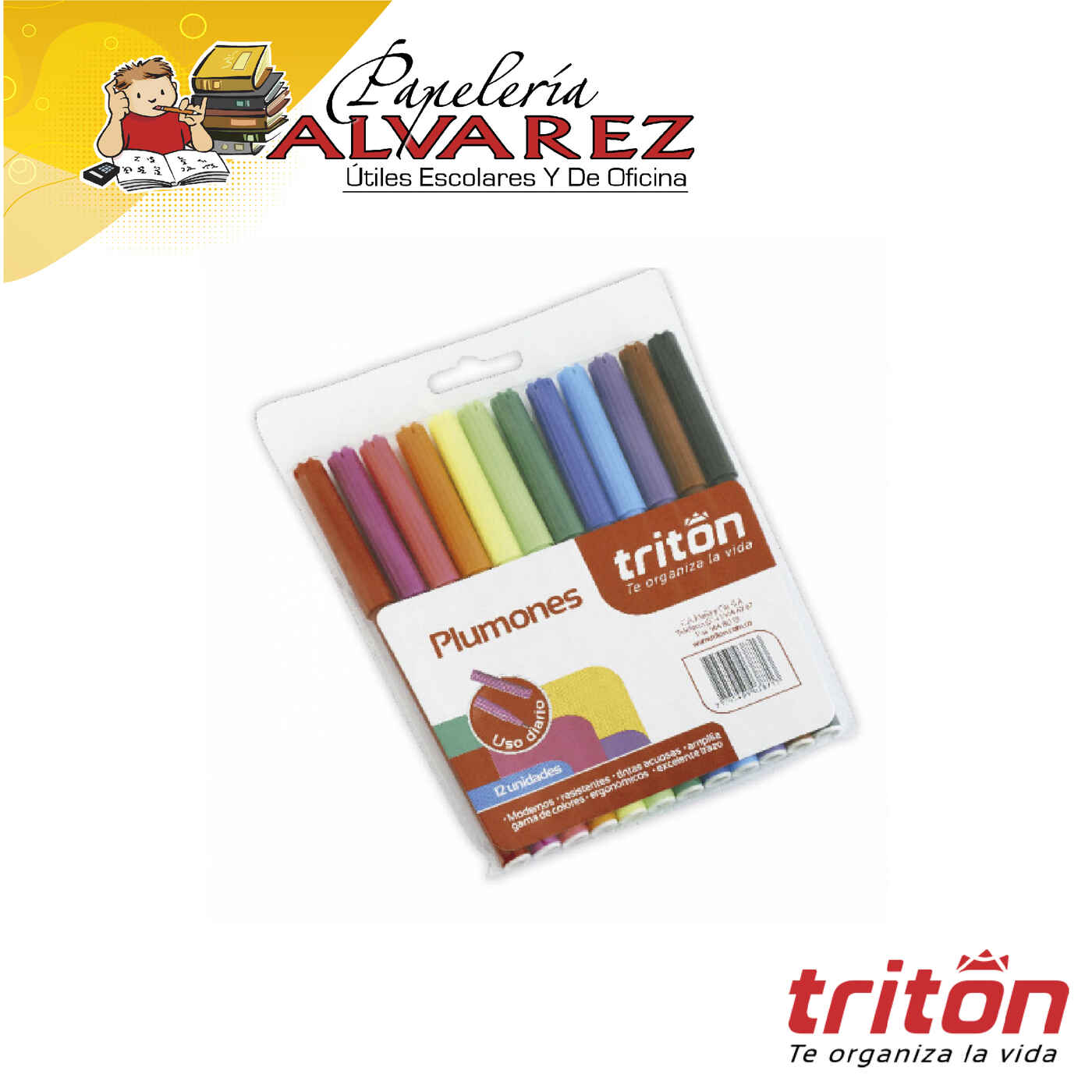 Imagen de PLUMON TRITON X 12