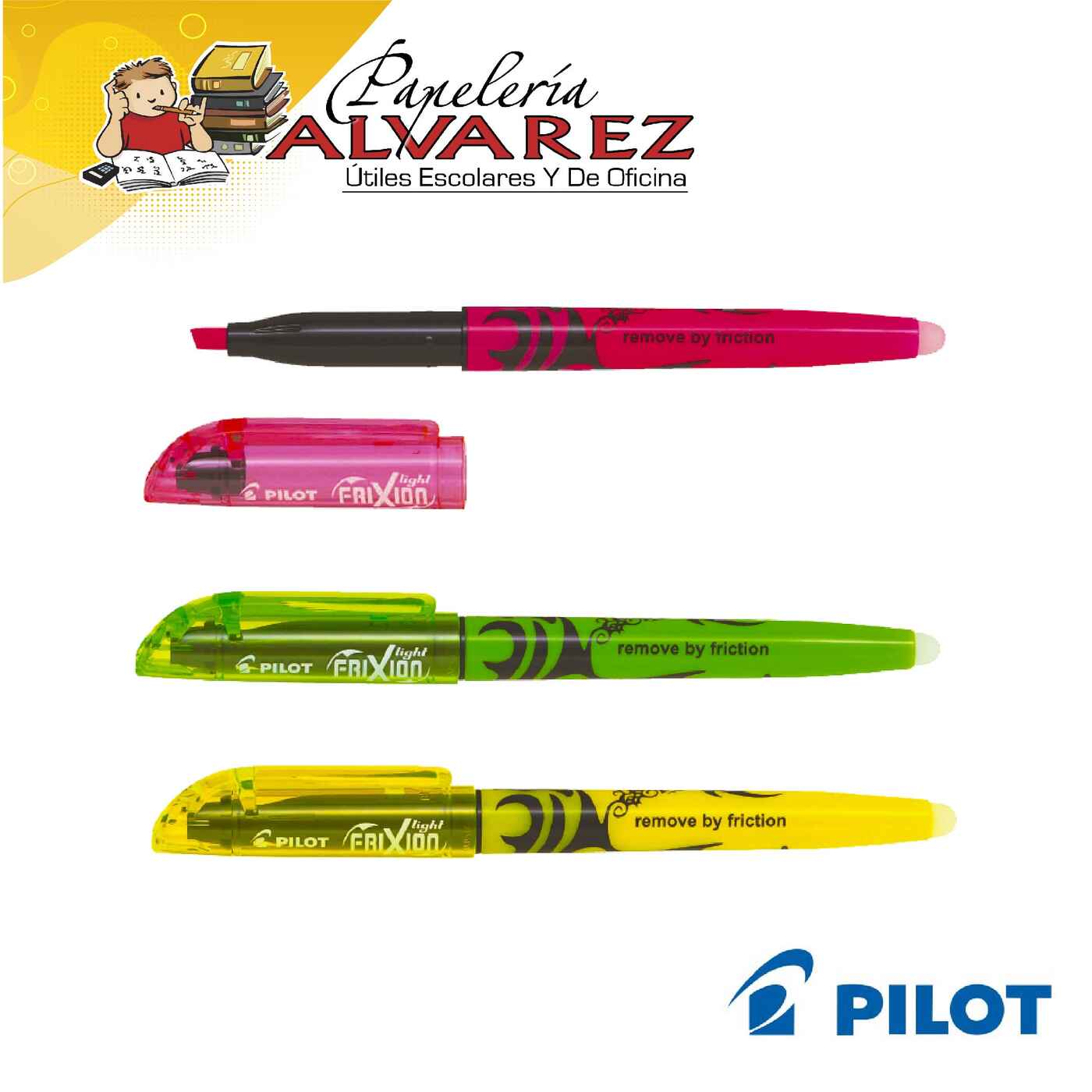 Imagen de RESALTADOR PILOT BORRABLE FRIXION