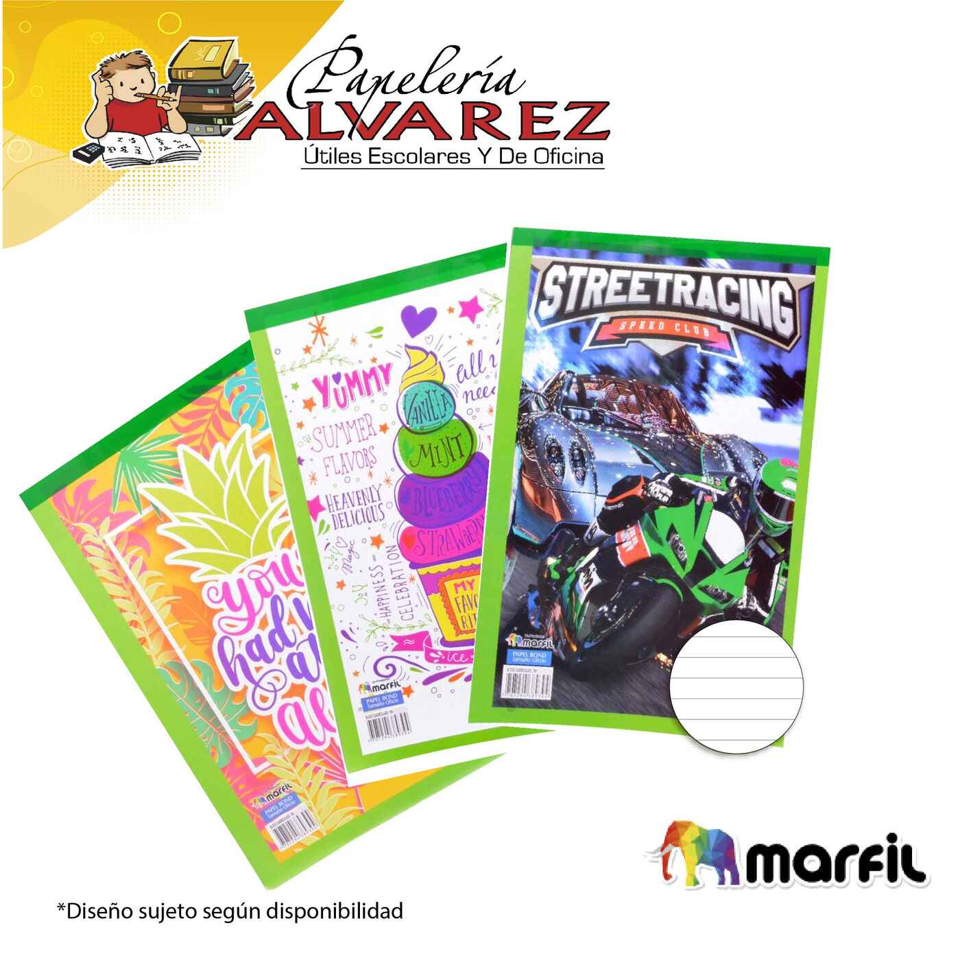 Imagen de BLOCK OFICIO MARFIL FAMA70 HOJAS RAYAS