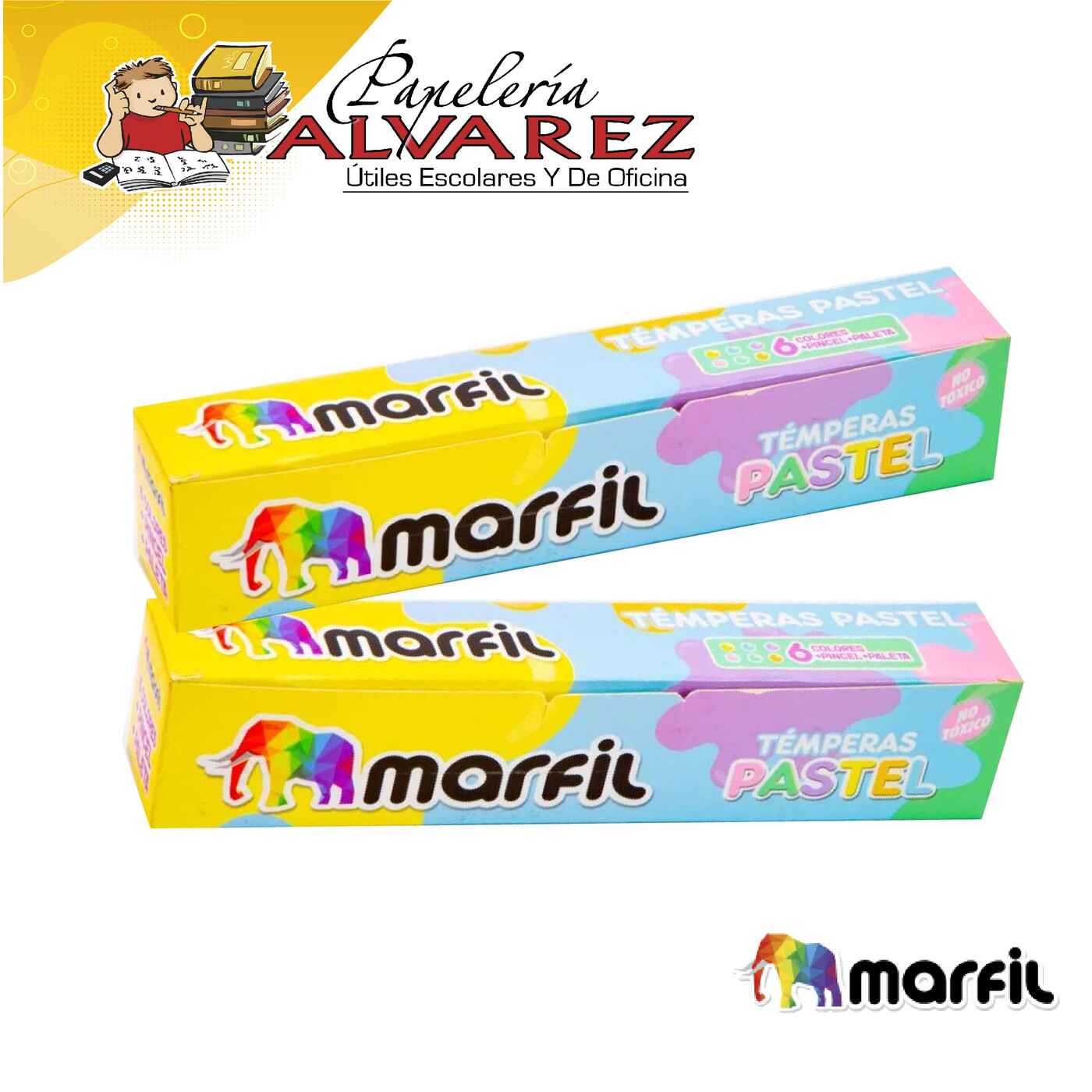 Imagen de TEMPERA MARFIL X 6 PASTEL