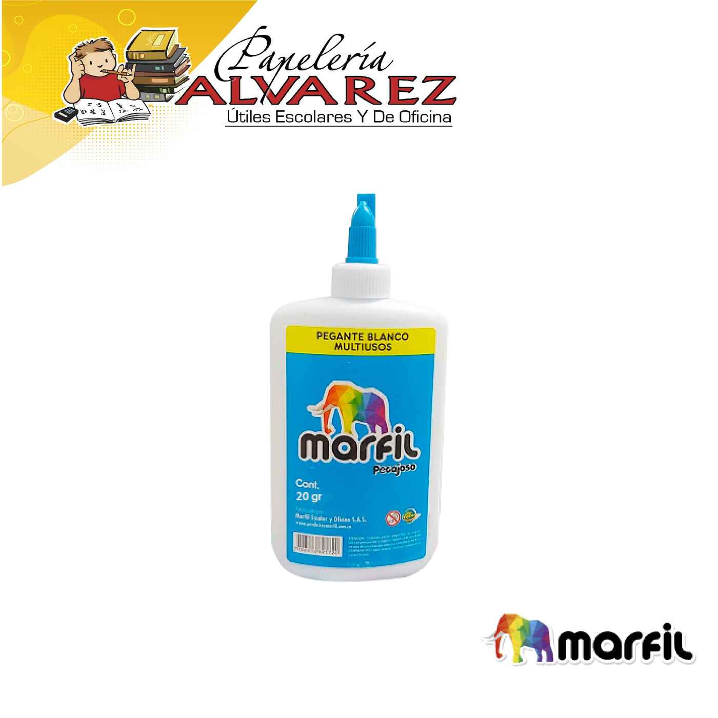 Imagen de PEGANTE LIQUIDO MARFIL PEGAJOSO X 20GR