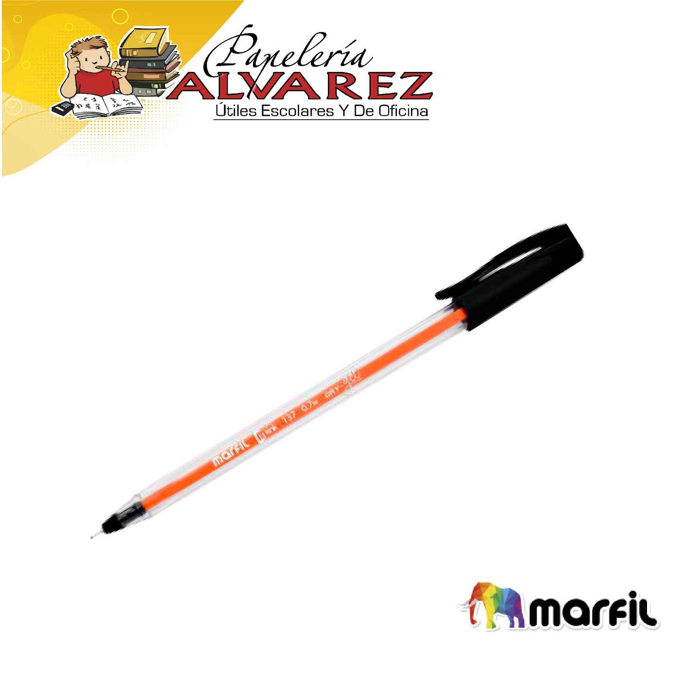 Imagen de LAPICERO SEMI GEL MARFIL AZUL