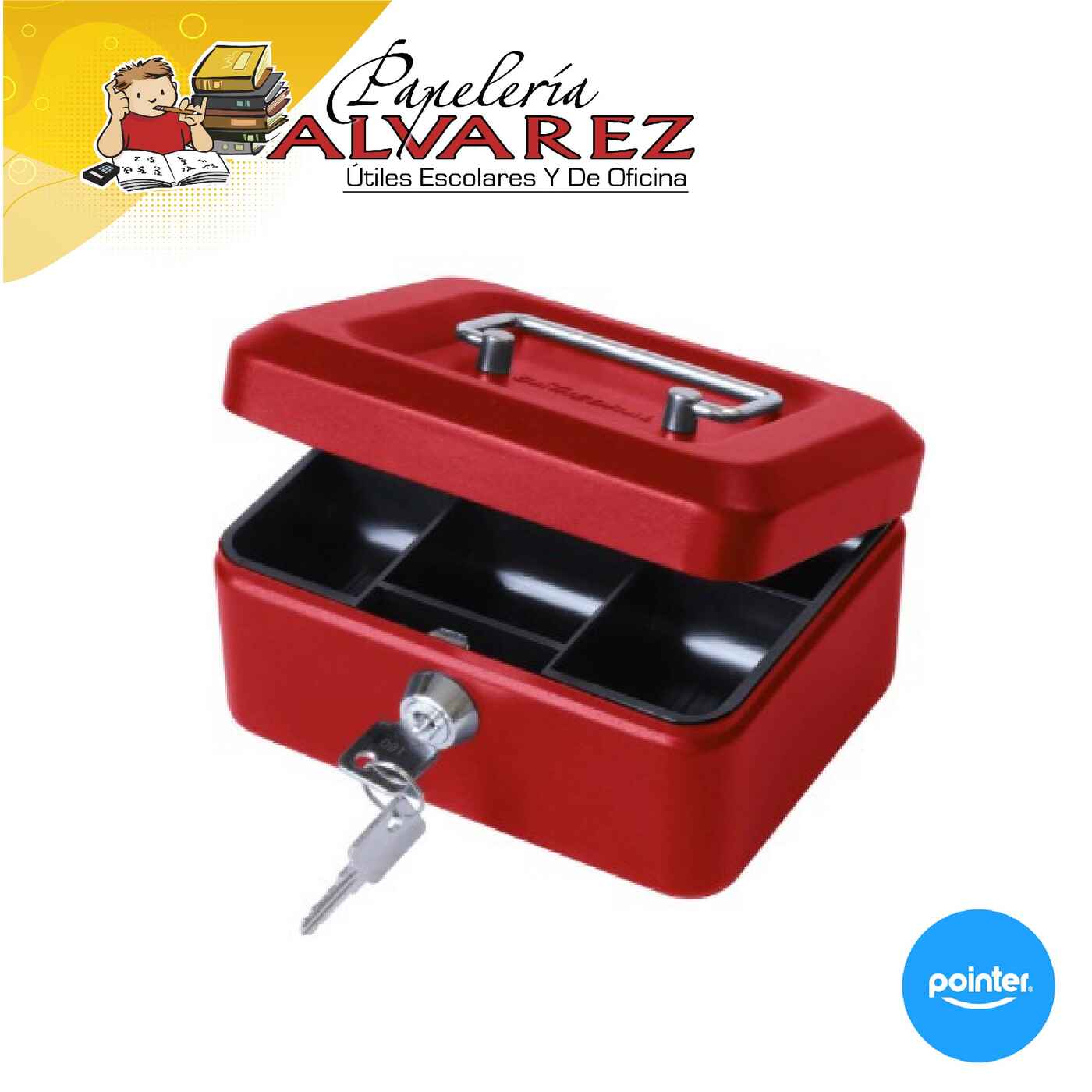 Imagen de CAJA MENOR POINTER METALICA 10 pulg